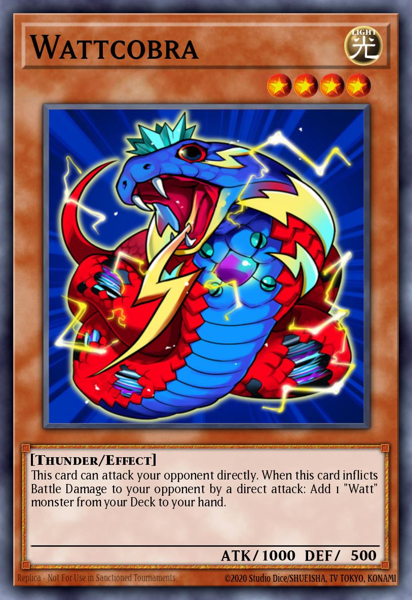 Wattcobra Yu-Gi-Oh card