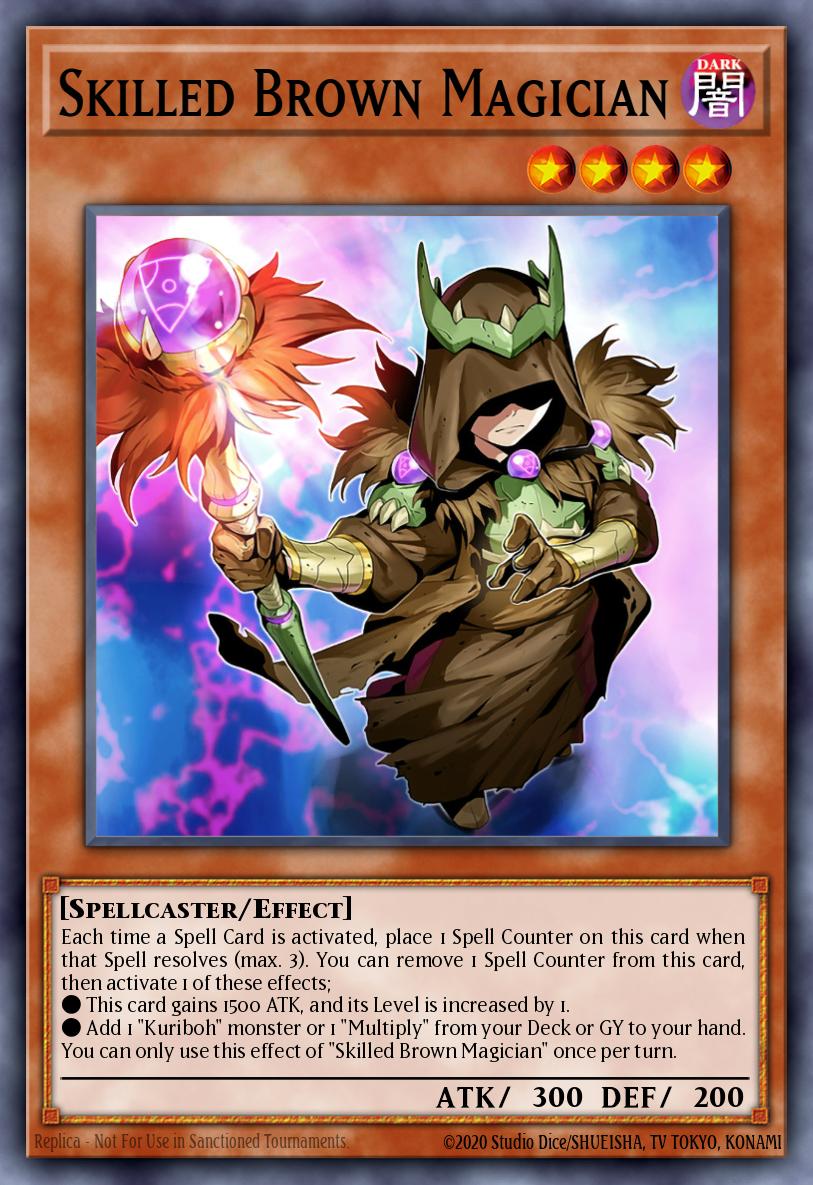 Skilled Brown Magician Yu-Gi-Oh card