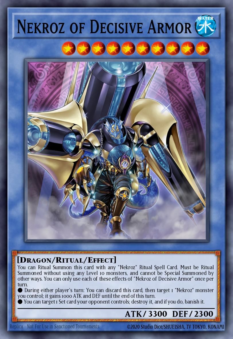 Nekroz of Decisive Armor Yu-Gi-Oh card