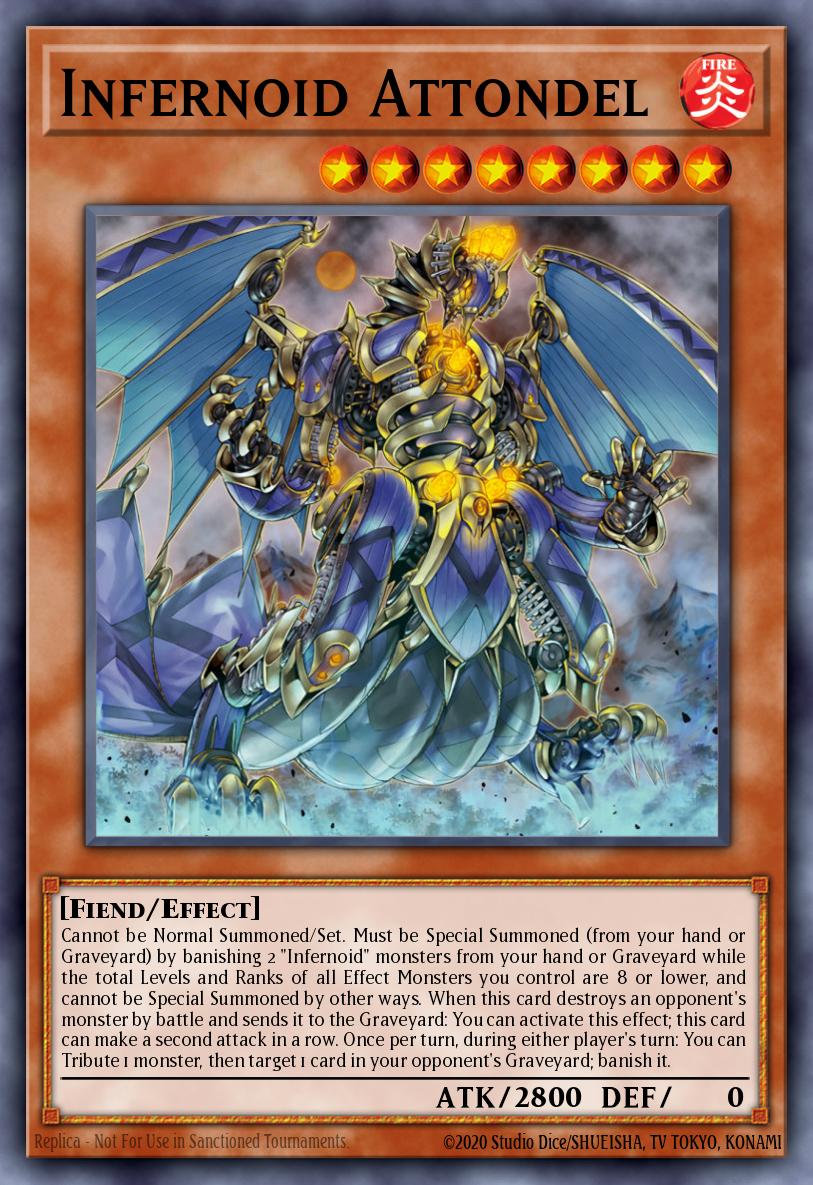 Infernoid Attondel Yu-Gi-Oh card