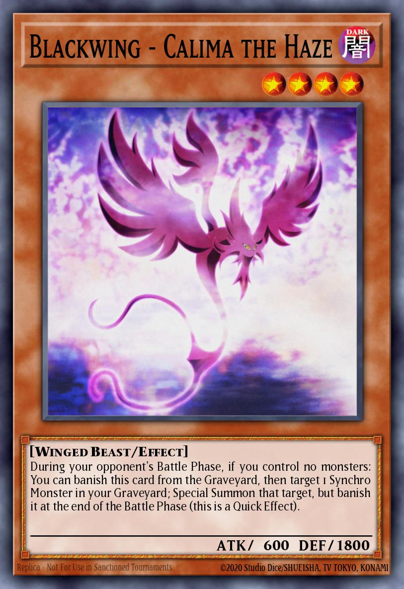 Blackwing - Calima the Haze Yu-Gi-Oh card