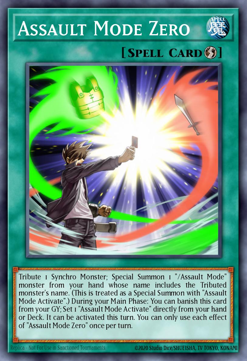 Assault Mode Zero Yu-Gi-Oh card