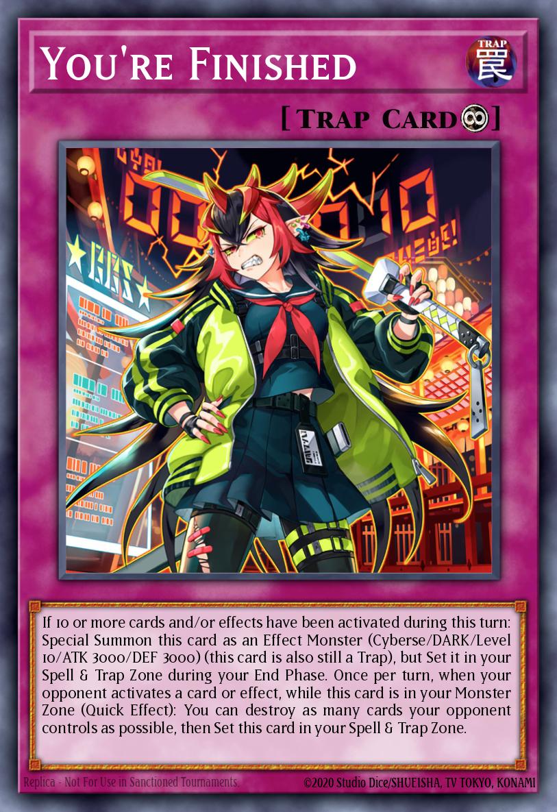 You're Finished Yu-Gi-Oh card