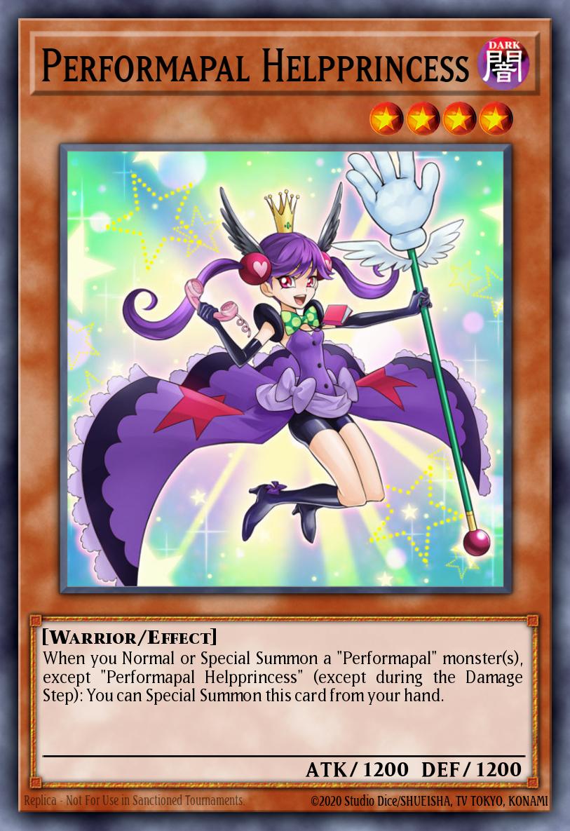 Performapal Helpprincess Yu-Gi-Oh card