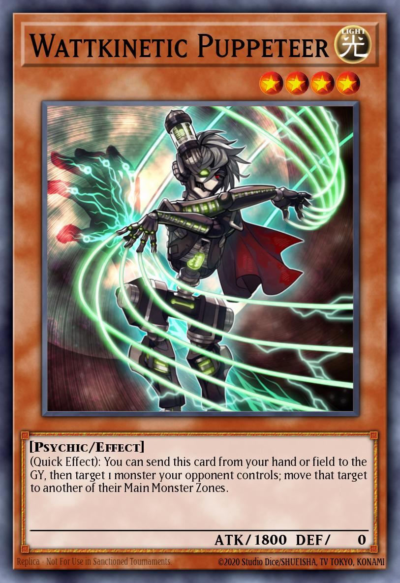 Wattkinetic Puppeteer Yu-Gi-Oh card