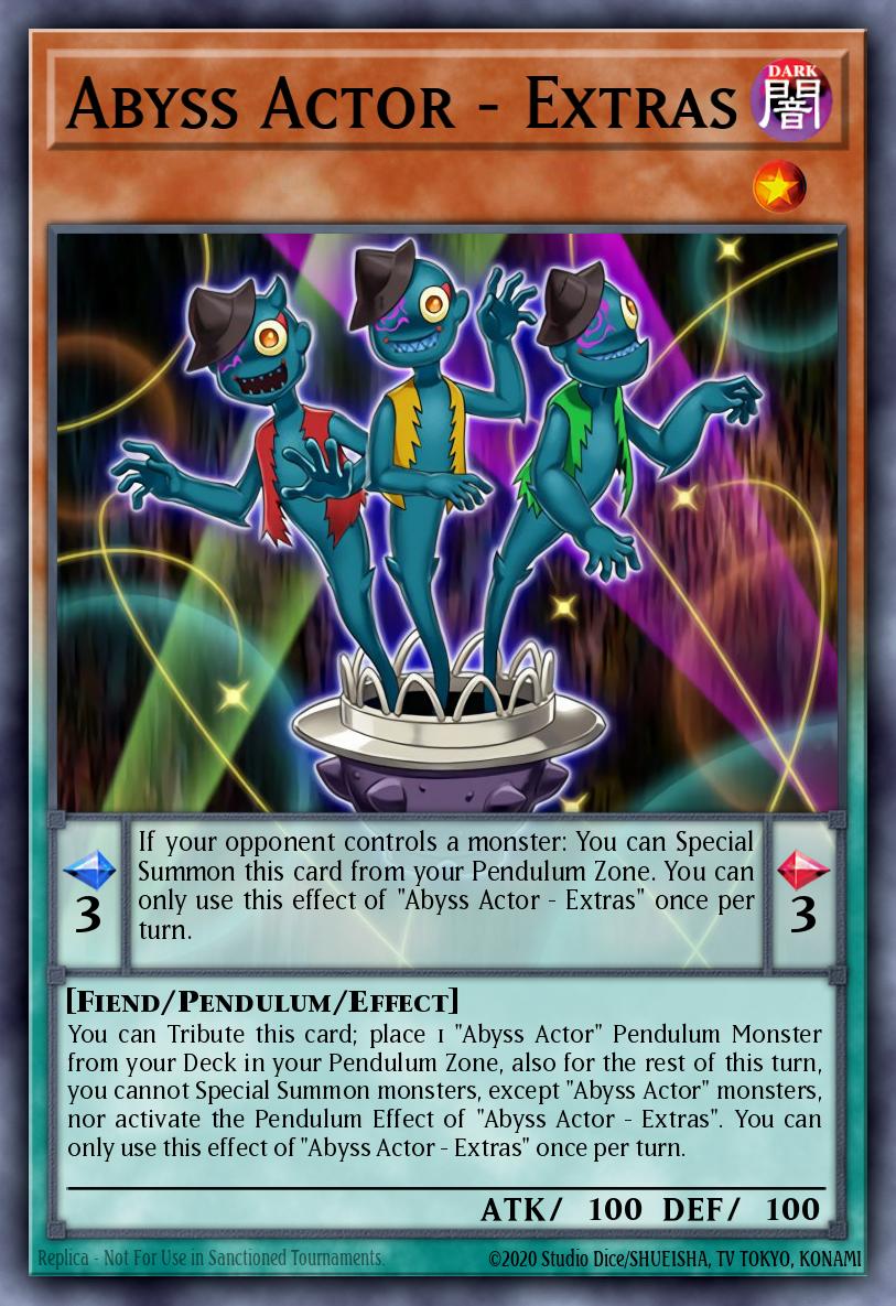 Abyss Actor - Extras Yu-Gi-Oh card