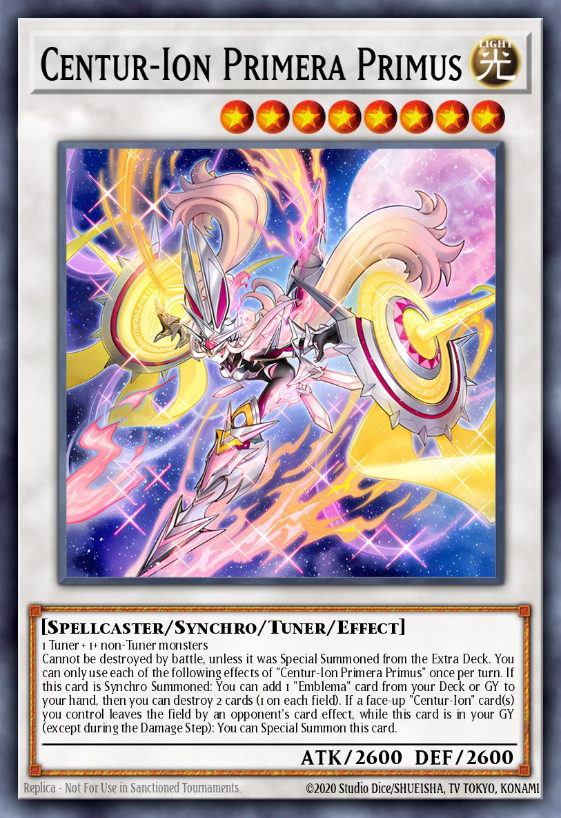 Centur-Ion Primera Primus Yu-Gi-Oh card