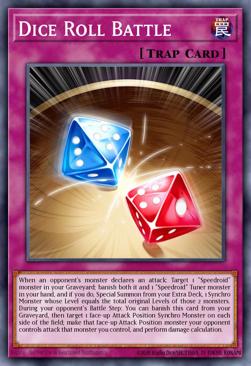 Dice Roll Battle Yu-Gi-Oh card
