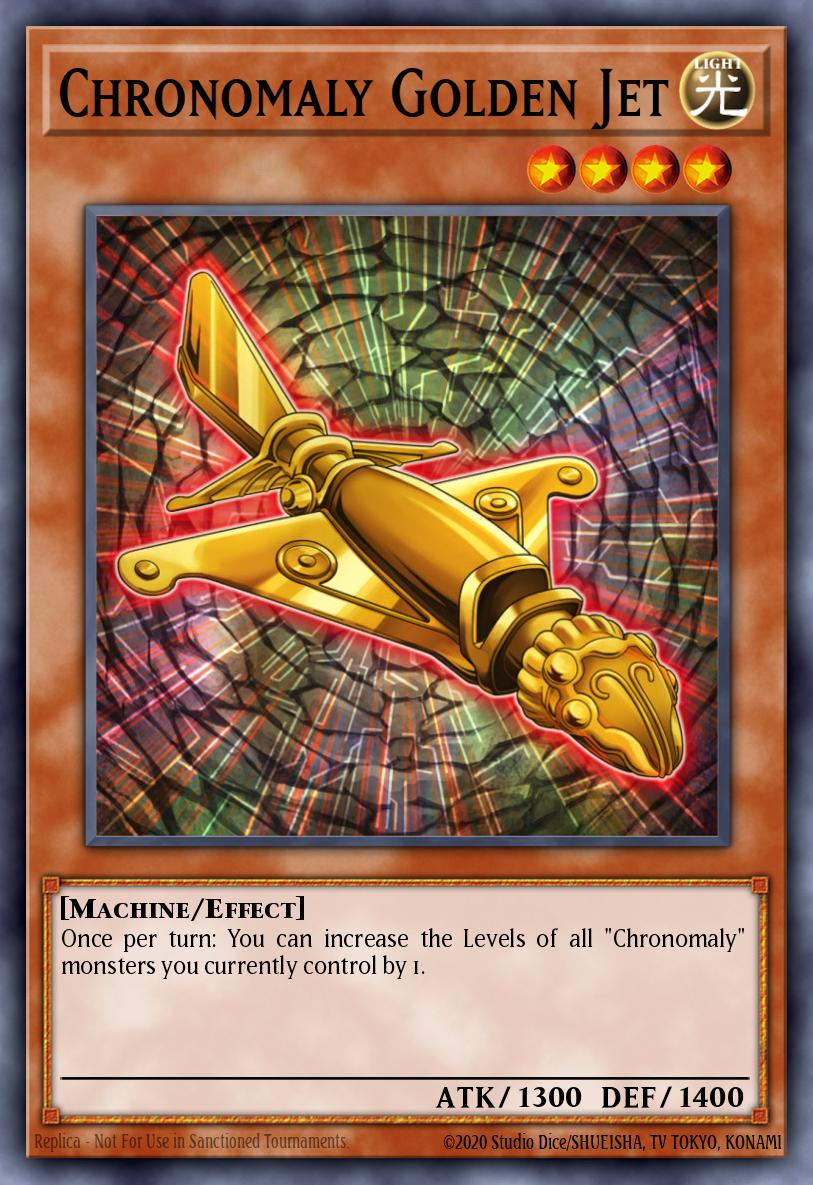Chronomaly Golden Jet Yu-Gi-Oh card