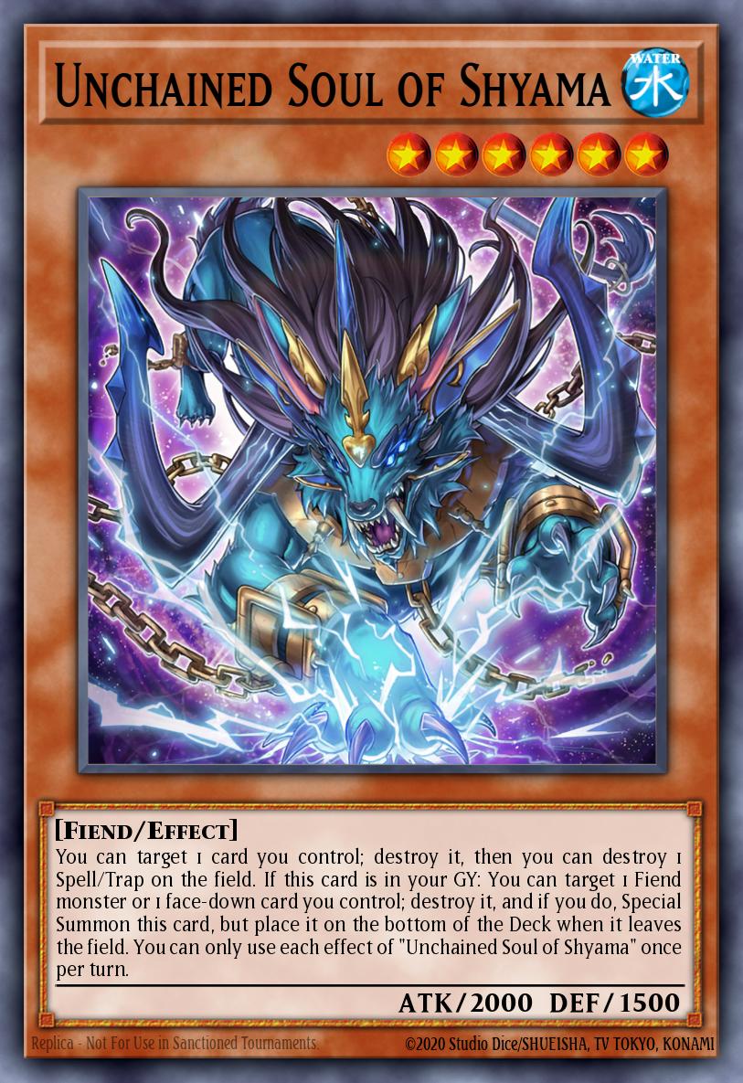 Unchained Soul of Shyama Yu-Gi-Oh card
