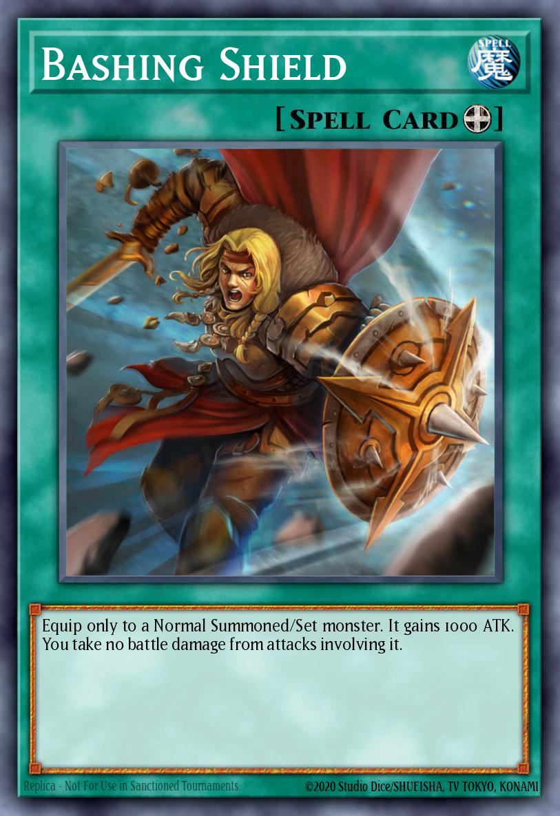 Bashing Shield Yu-Gi-Oh card