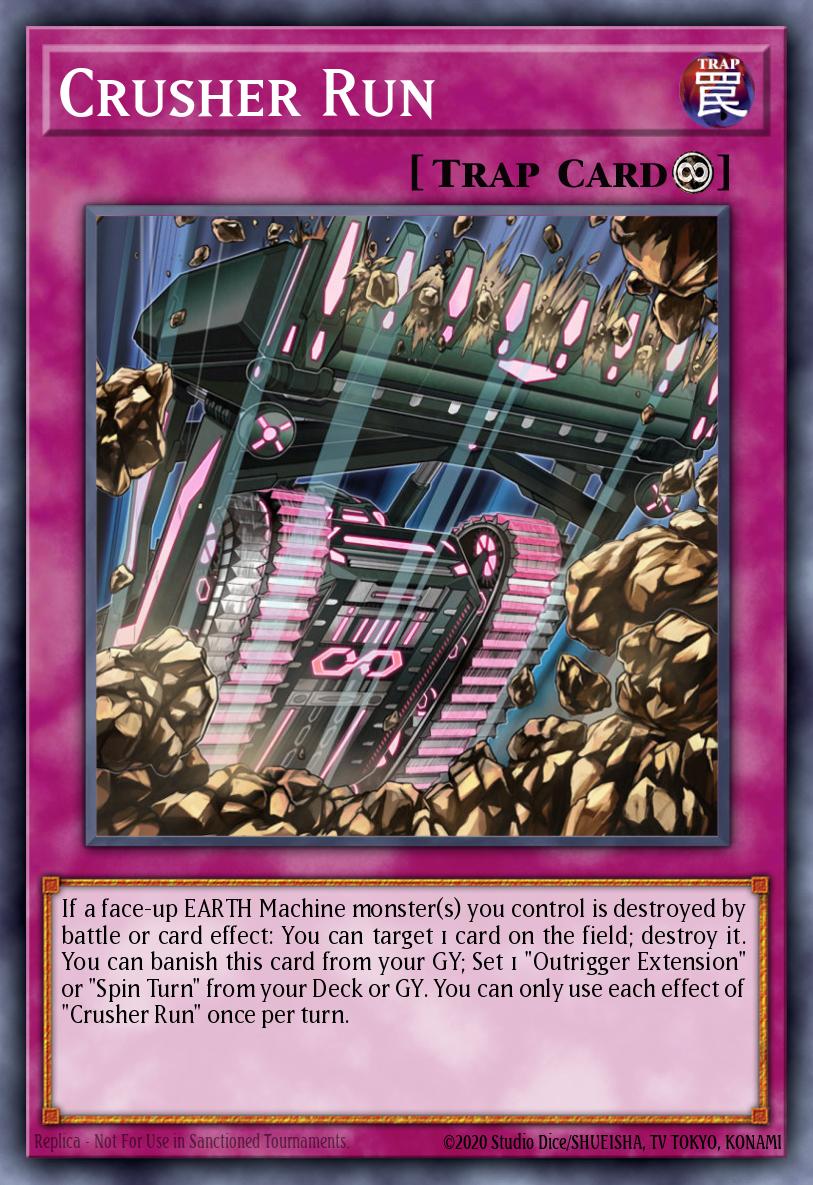 Crusher Run Yu-Gi-Oh card