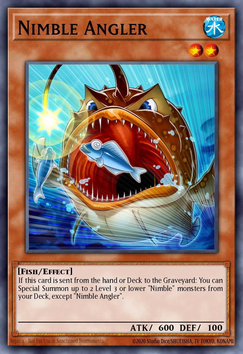 Nimble Angler Yu-Gi-Oh card