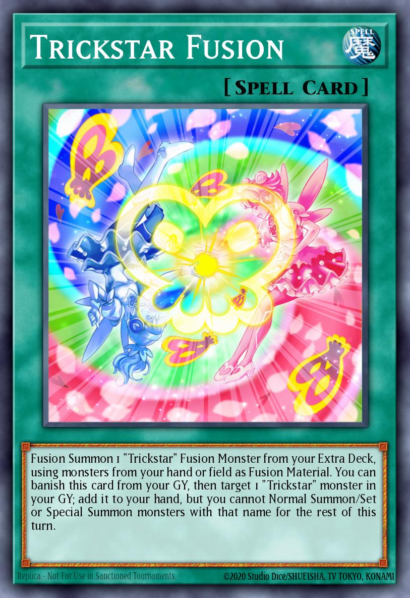 Trickstar Fusion Yu-Gi-Oh card