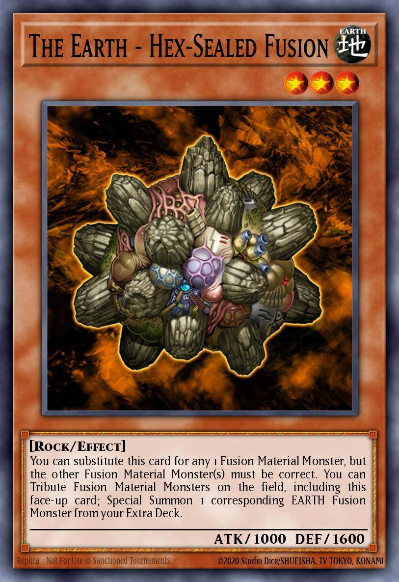 The Earth - Hex-Sealed Fusion Yu-Gi-Oh card