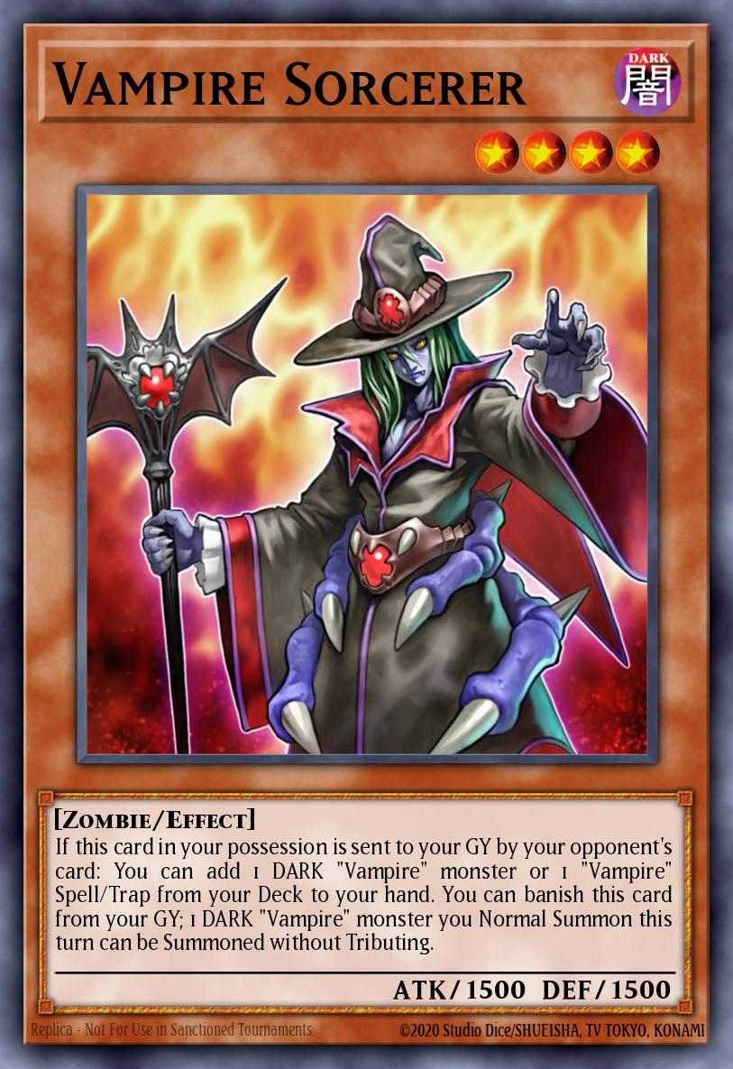 Vampire Sorcerer Yu-Gi-Oh card