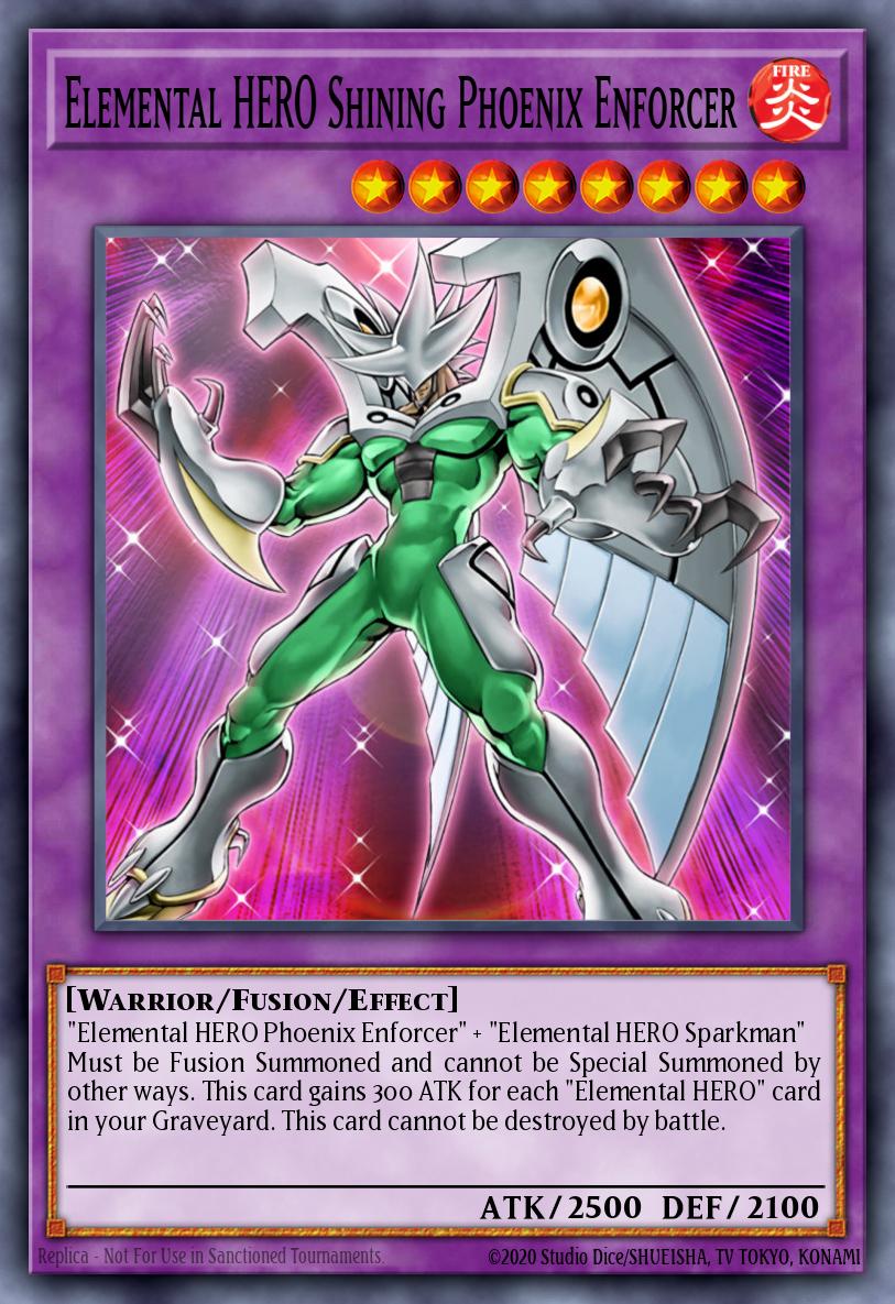 Elemental HERO Shining Phoenix Enforcer Yu-Gi-Oh card