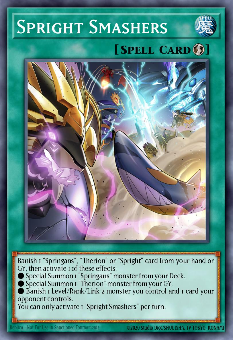 Spright Smashers Yu-Gi-Oh card