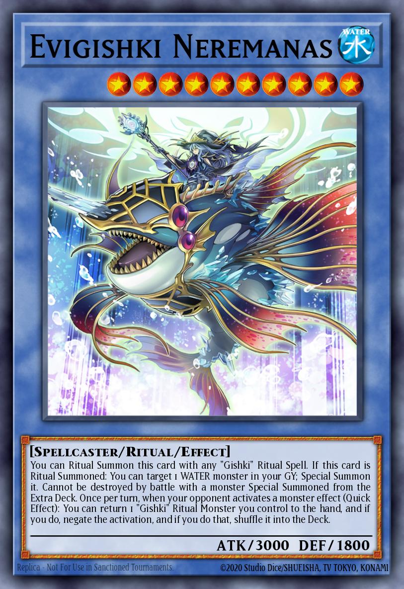 Evigishki Neremanas Yu-Gi-Oh card