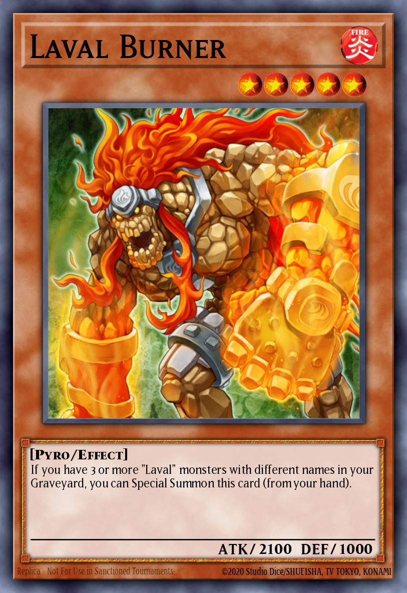 Laval Burner Yu-Gi-Oh card