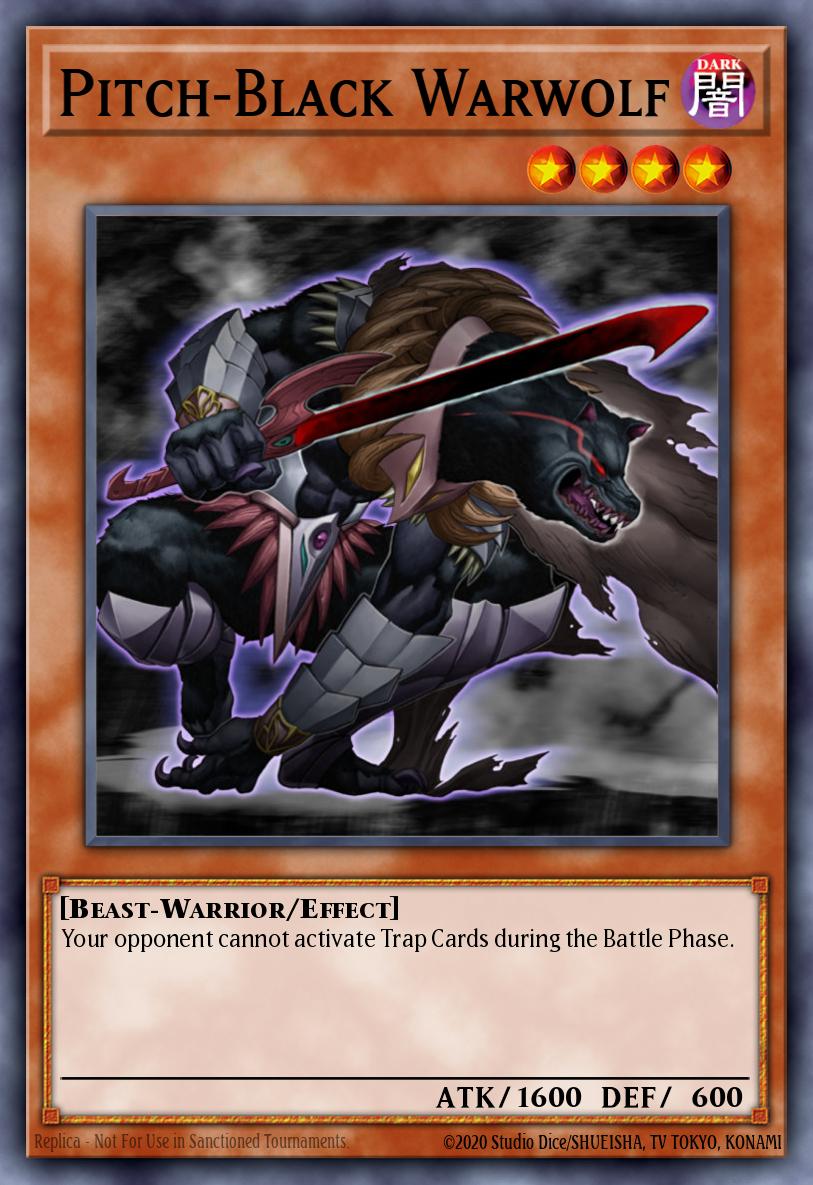 Pitch-Black Warwolf Yu-Gi-Oh card