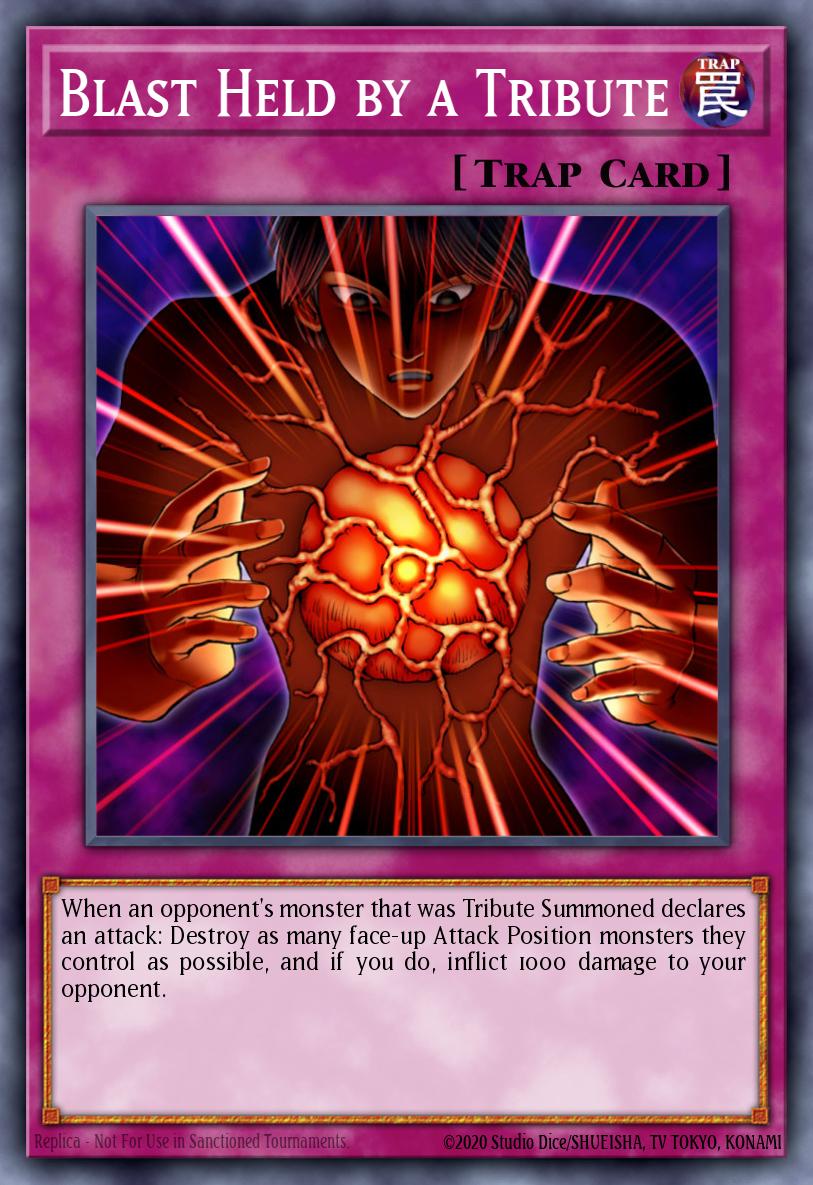 Blast Held by a Tribute Yu-Gi-Oh card