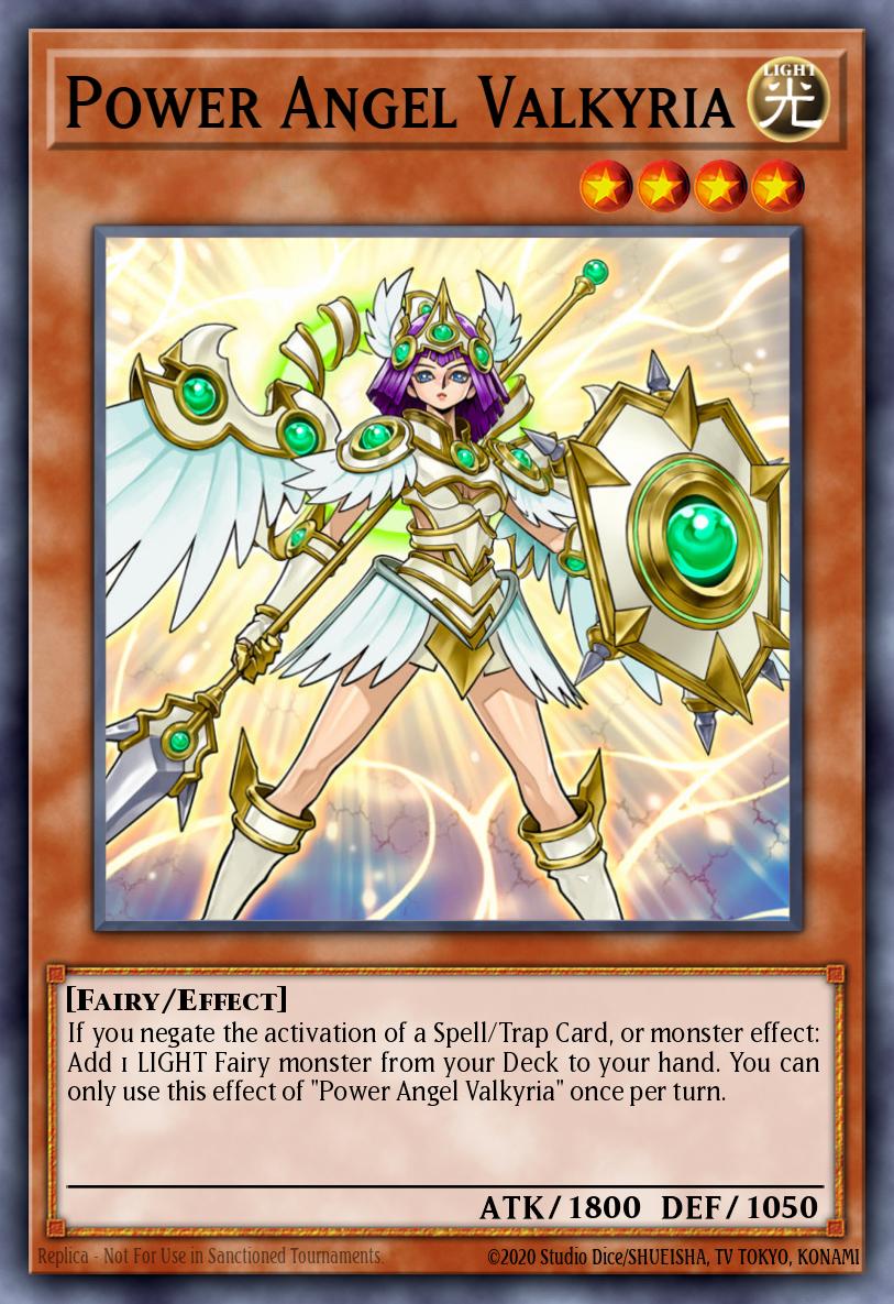 Power Angel Valkyria Yu-Gi-Oh card