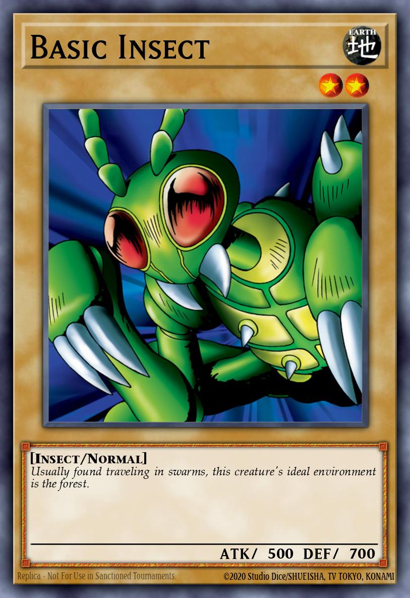 Basic Insect Yu-Gi-Oh card
