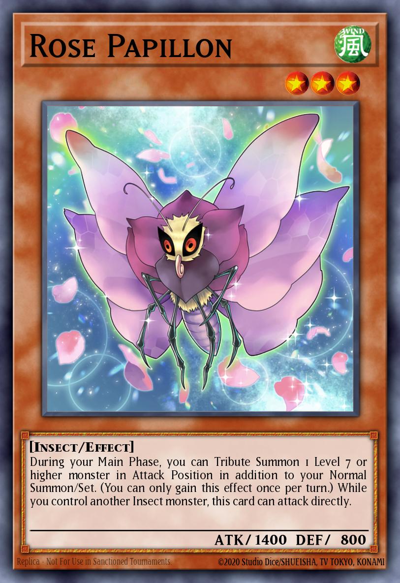 Rose Papillon Yu-Gi-Oh card