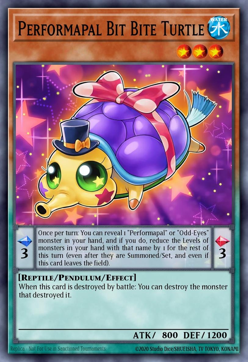 Performapal Bit Bite Turtle Yu-Gi-Oh card