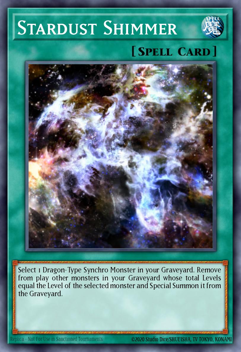 Stardust Shimmer Yu-Gi-Oh card