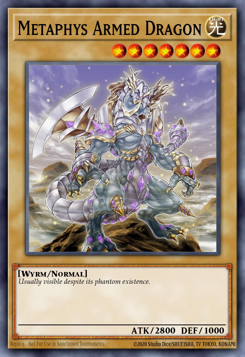 Metaphys Armed Dragon Yu-Gi-Oh card