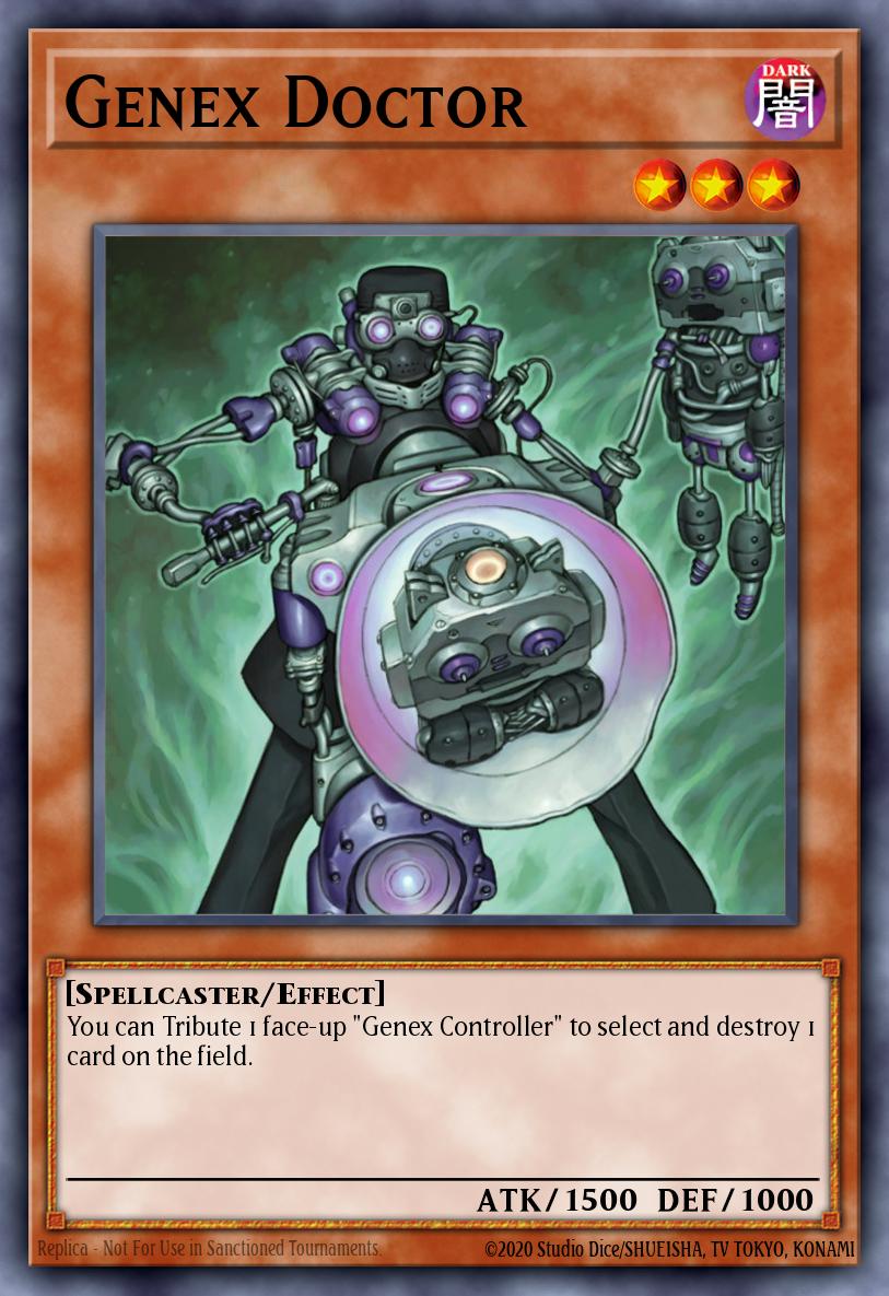 Genex Doctor Yu-Gi-Oh card