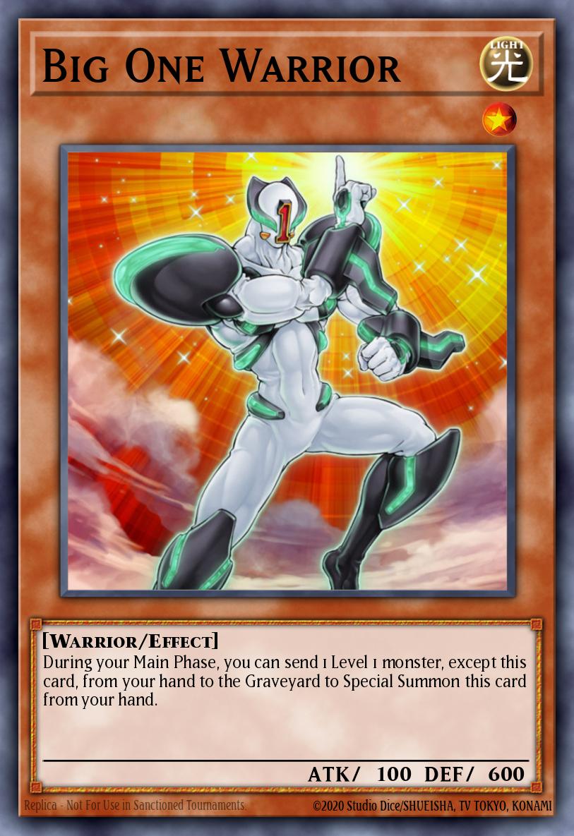 Big One Warrior Yu-Gi-Oh card