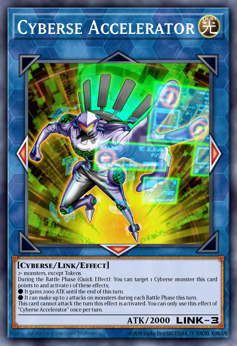 Cyberse Accelerator Yu-Gi-Oh card