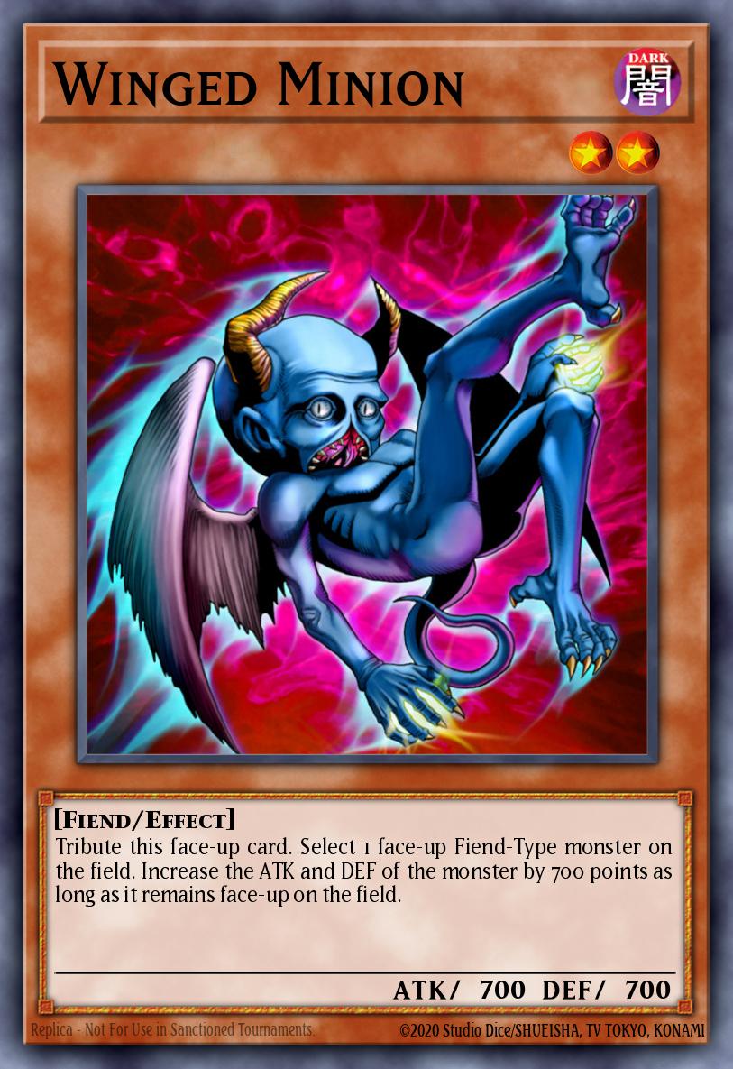 Winged Minion Yu-Gi-Oh card