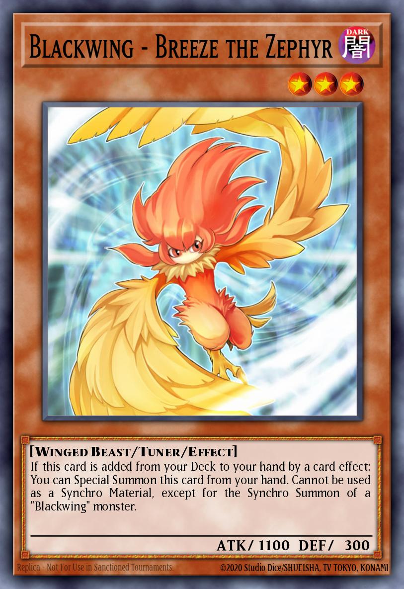 Blackwing - Breeze the Zephyr Yu-Gi-Oh card