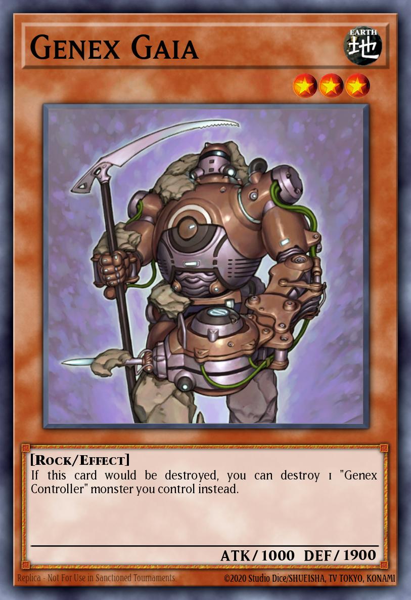 Genex Gaia Yu-Gi-Oh card