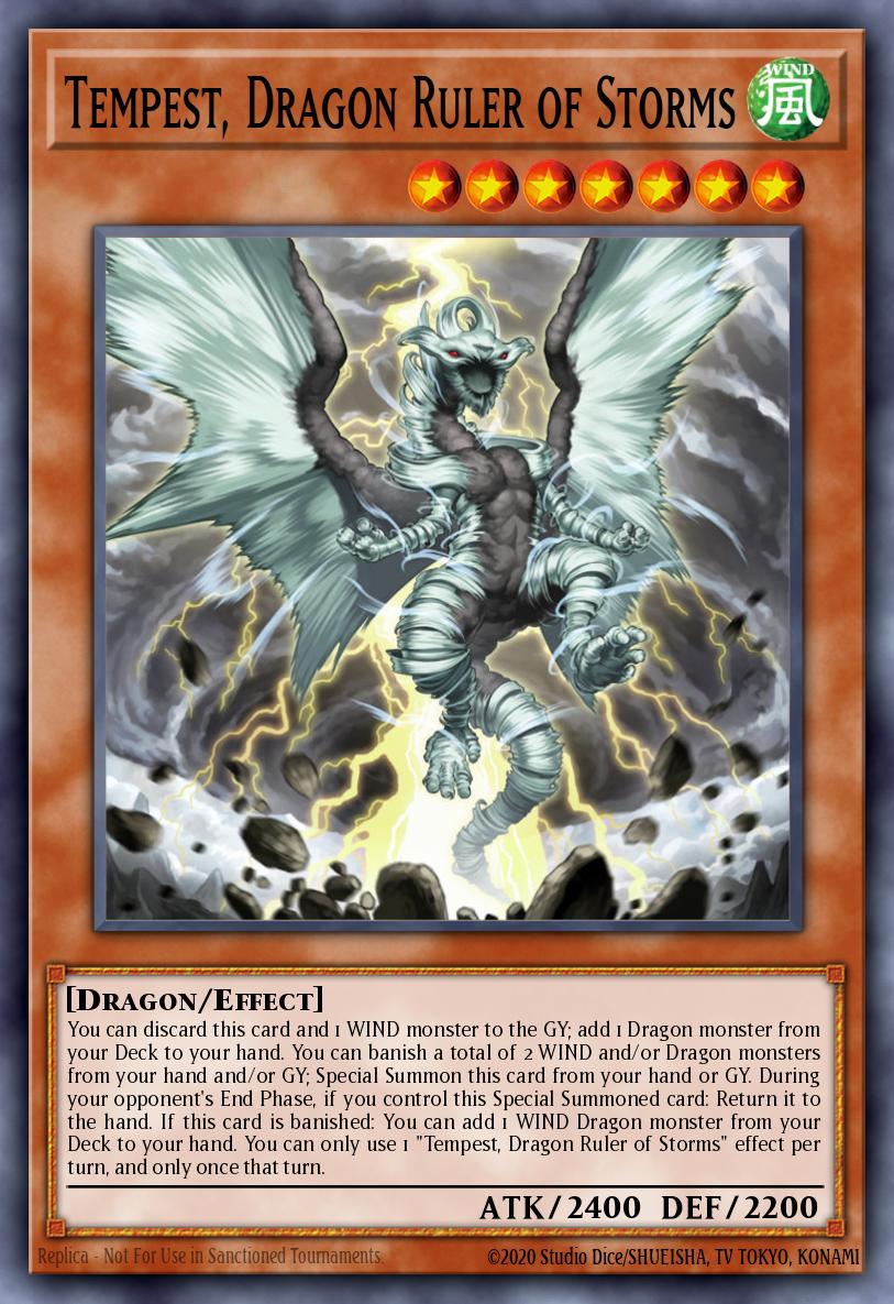 Tempest, Dragon Ruler of Storms Yu-Gi-Oh card