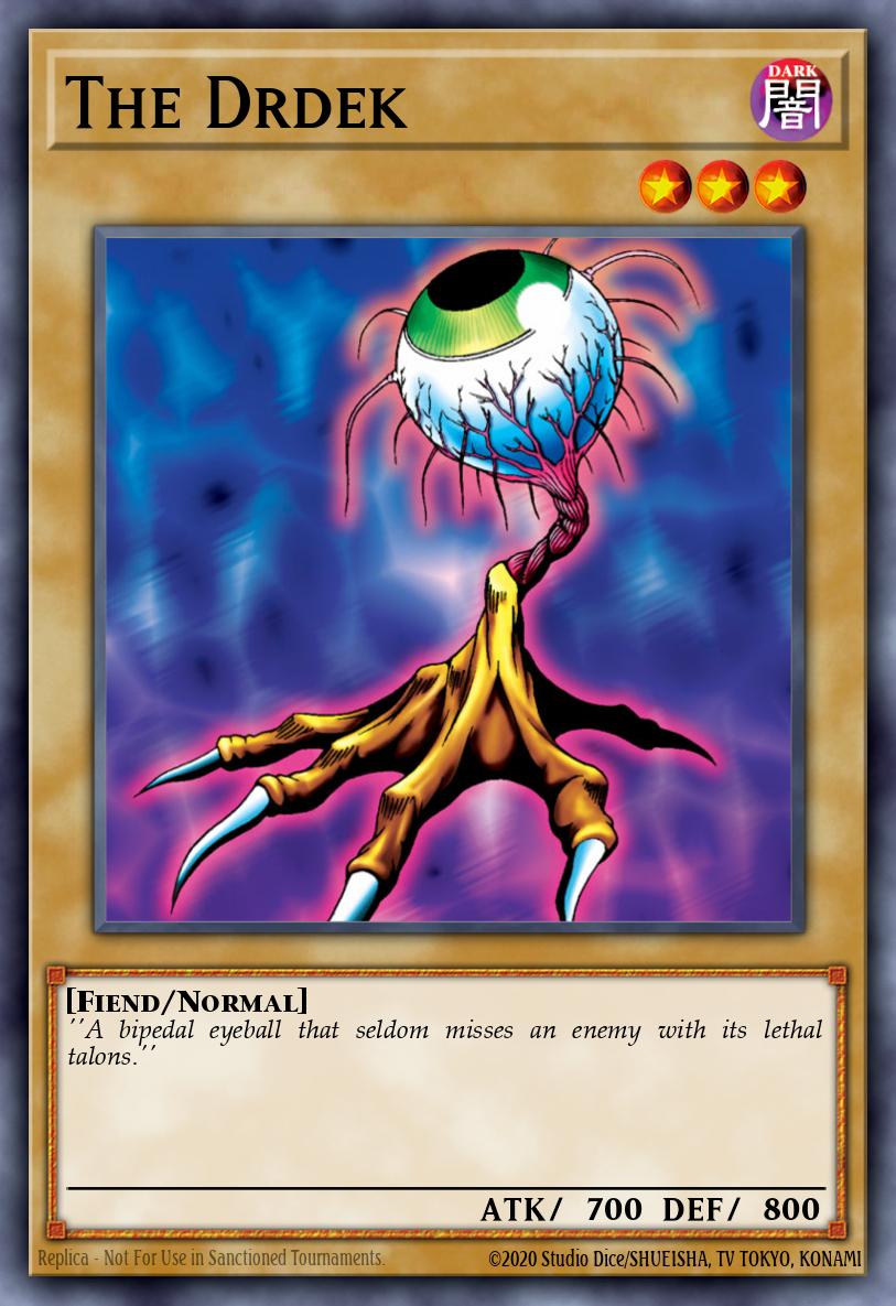 The Drdek Yu-Gi-Oh card