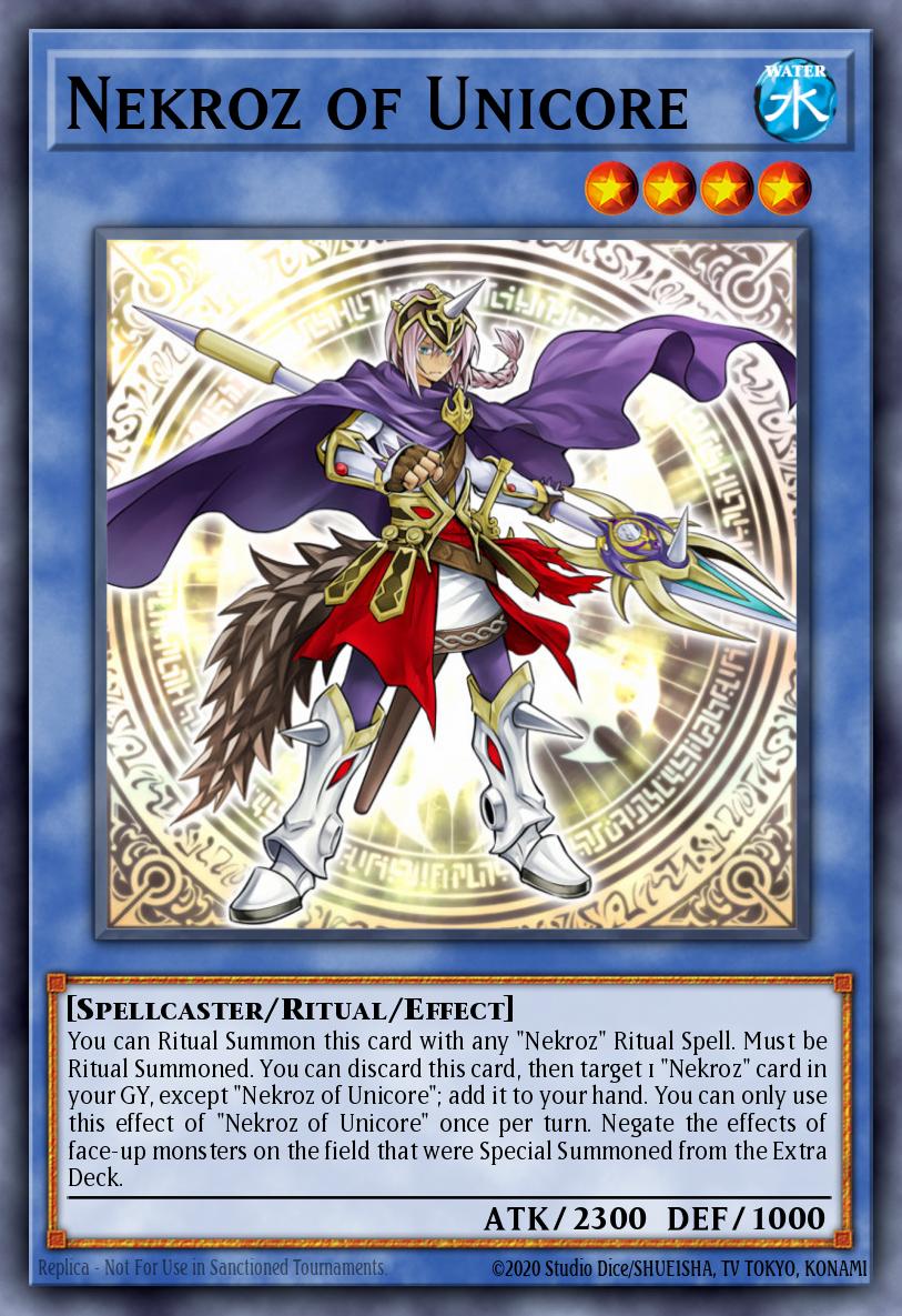 Nekroz of Unicore Yu-Gi-Oh card