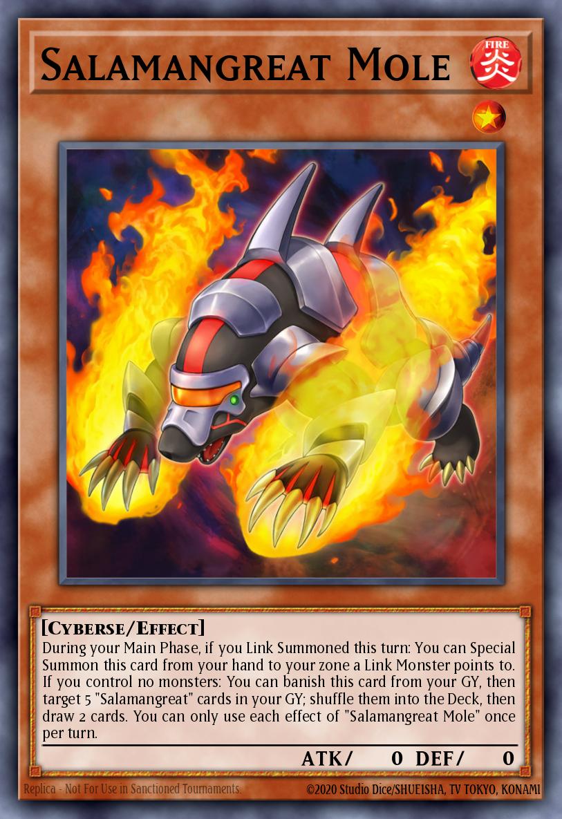 Salamangreat Mole Yu-Gi-Oh card
