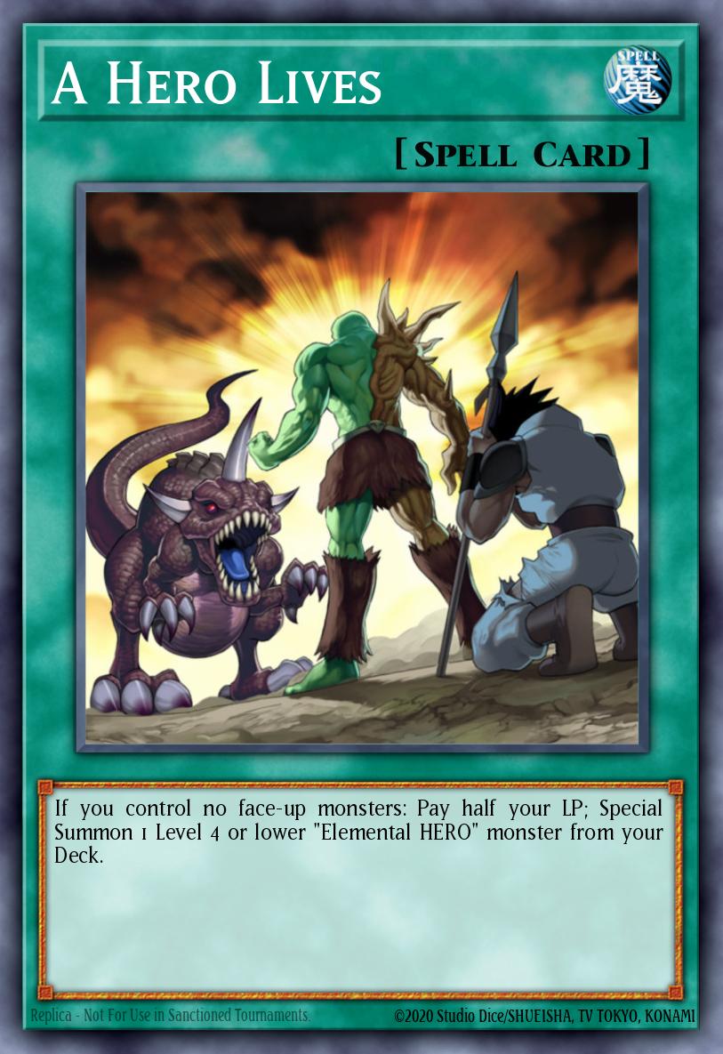 A Hero Lives Yu-Gi-Oh card