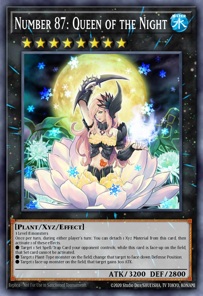 Number 87: Queen of the Night Yu-Gi-Oh card