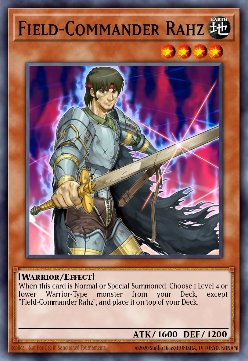 Field-Commander Rahz Yu-Gi-Oh card
