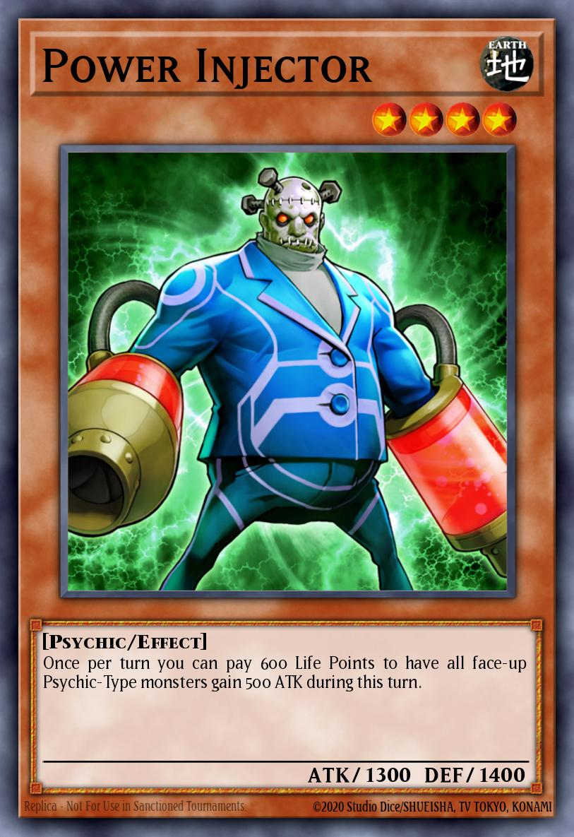 Power Injector Yu-Gi-Oh card