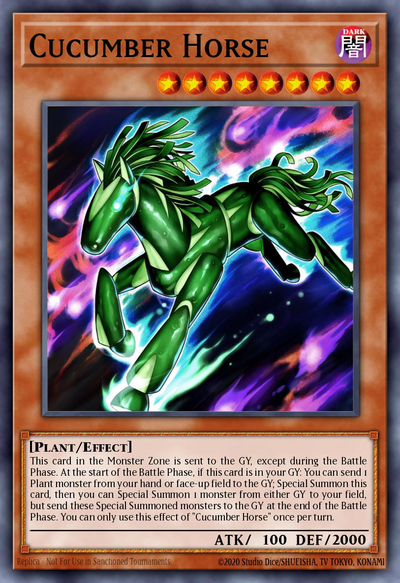 Cucumber Horse Yu-Gi-Oh card