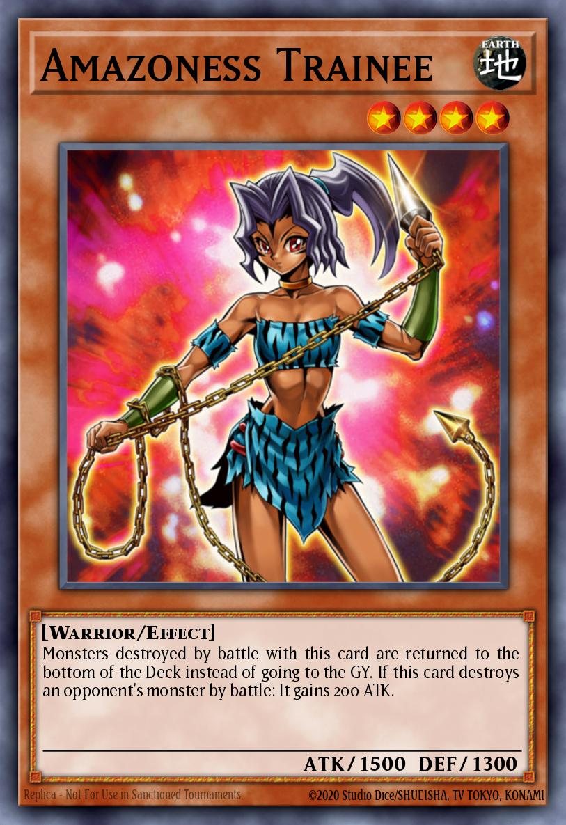 Amazoness Trainee Yu-Gi-Oh card