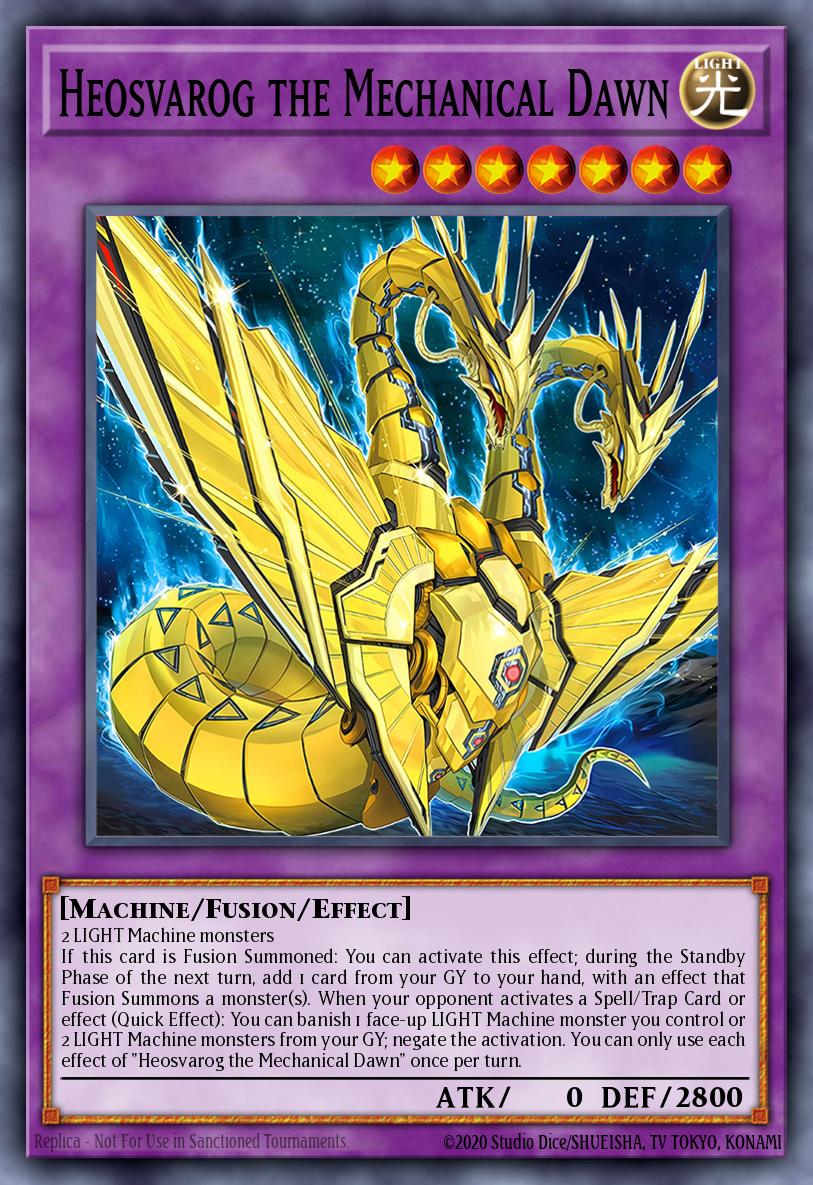 Heosvarog the Mechanical Dawn Yu-Gi-Oh card