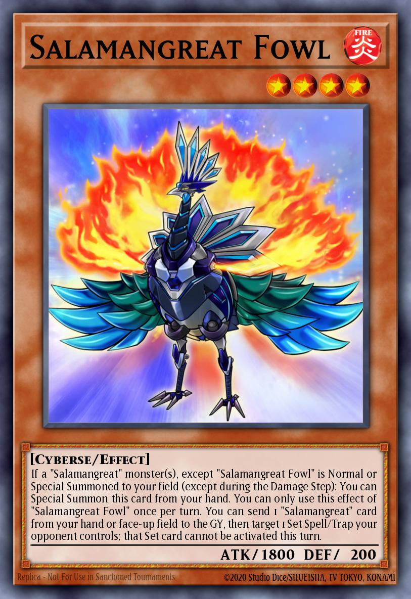 Salamangreat Fowl Yu-Gi-Oh card